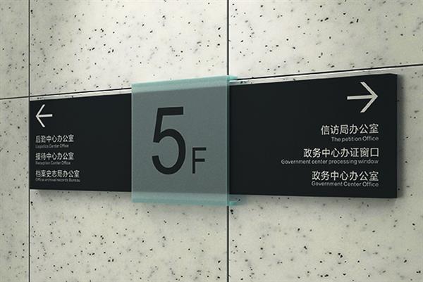 办公楼宇标识标牌系统划分